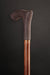 Leather Cane Dark Brown - Elegant Ergonomic Design Handle