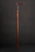 Leather Cane Dark Brown - Elegant Ergonomic Design Handle