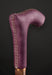 Leather Walking Cane Marsala - Elegant Ergonomic Design Handle