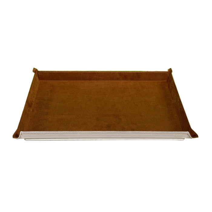 Luxury Ivory Organizer Set – Suede Lining & Wood Details
