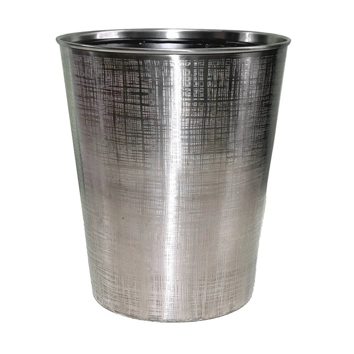 Polished Steel Bathroom Accessory Set – Jacquard Design
