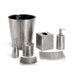 Polished Steel Bathroom Accessory Set – Jacquard Design