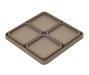 Elegant Jane Square Tray with Non-Slip Waterproof Feature for Practical Home Use