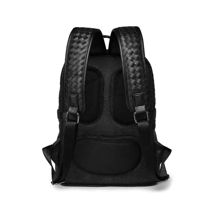 Genuine Leather Fashion Luxury Black Backpack