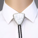 Leather cord bolo tie