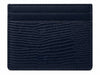 Luxury personalized leather card holder with custom monogram