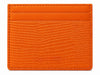 Luxury personalized leather card holder with custom monogram