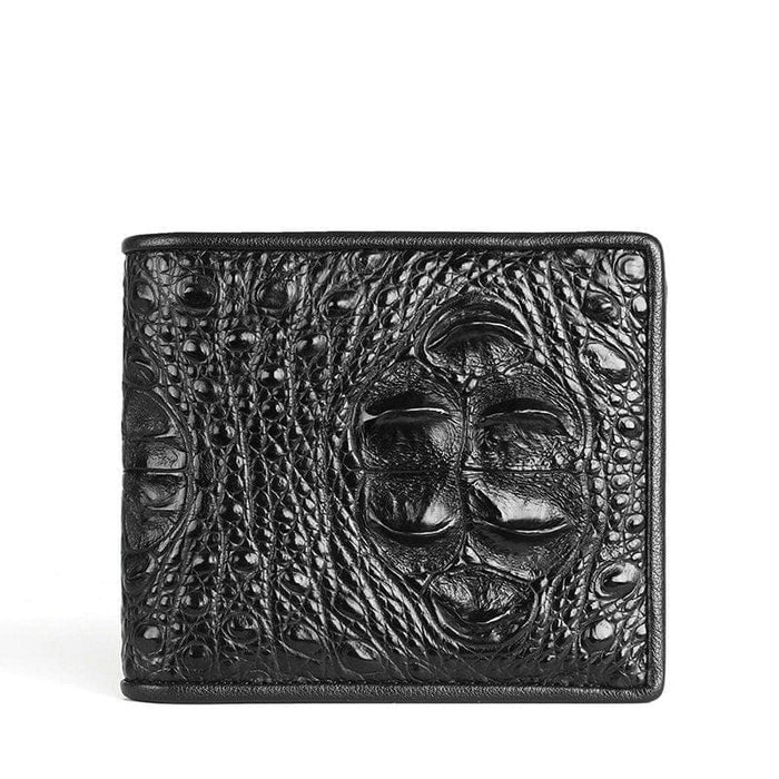 Genuine Crocodile Skin Leather Men's Business Wallet Card Holder