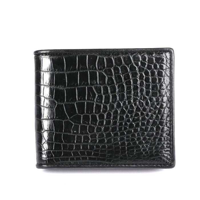 Luxury Croc Skin Leather Men's Business Wallet Card Holder