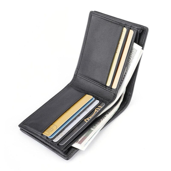 Genuine Crocodile Skin Leather Men's Business Wallet Card Holder