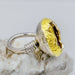 Luxury Citrine and Diamond Silver Ring Unique Design Elements