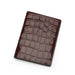 Luxury travel document holder crocodile leather style