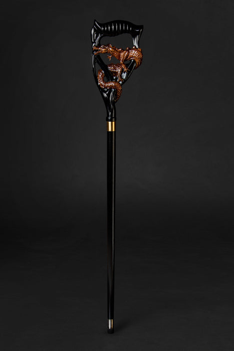 Unique Dragon Handle Walking Cane, Fashionable