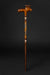 Old-fashioned walking sticks with elk motif