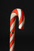 Wooden Candy Walking Cane Christmas, Hand Painted Red White