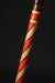 Santa Claus Christmas Walking Cane Candy Stick, Hand Carved