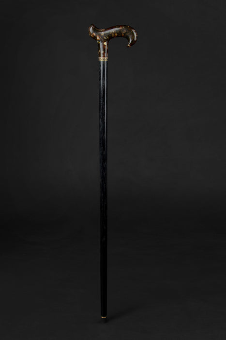 Amber Handle Spectacular, Modern-Inspired Walking Cane