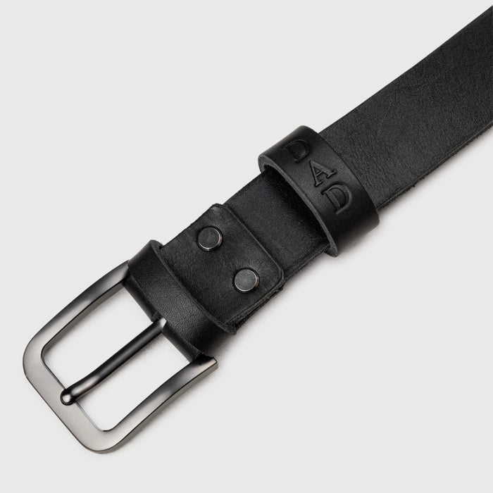 High Quality Black Leather Belts For Jeans