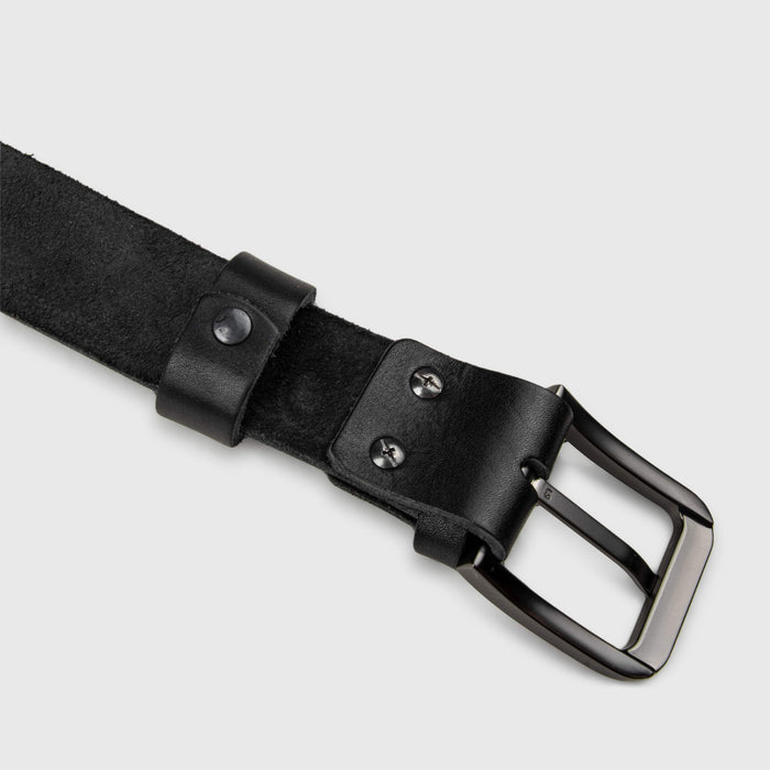 High Quality Black Leather Belts For Jeans