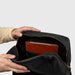 Luxury Black Leather Backpack