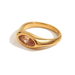 Minimalist gold ring design