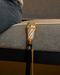 Gold-Plated Shoehorn with Crystal and Enamel-Adorned Handle