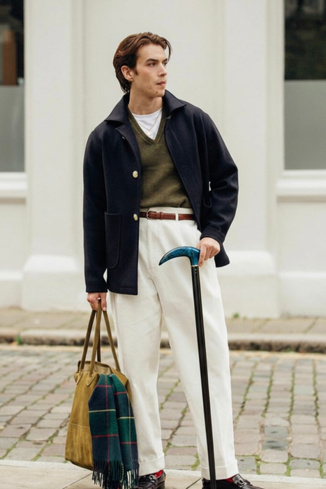 Modern fashion walking cane for men