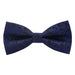 Blue Floral Bow Tie for Classy Men - Elegant Accessory for Special Occasions