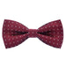Red Dotted Bow Tie for Men - Classy Formal Accessory
