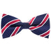 Red Striped Bow Tie for Men Classy Accessory for Formal Events