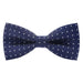 Blue Dotted Bow Tie for Men - Stylish Accessory for Formal Occasions