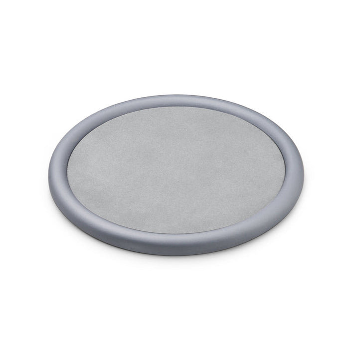 Modern PU leather oval jewelry tray