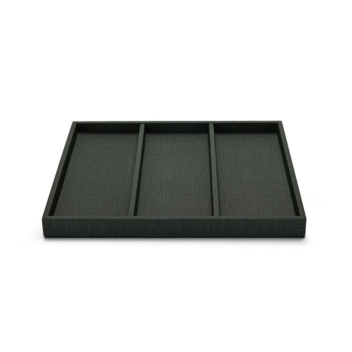 Stylish PU leather jewelry storage tray