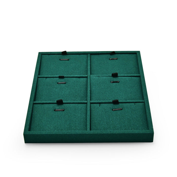  Vibrant green metal tray for jewelry