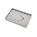 Elegant new gray microfiber jewelry tray