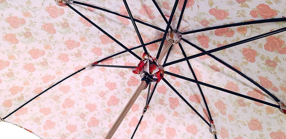 Red Roses Parasol - Elegant Umbrella with Stunning Red Roses