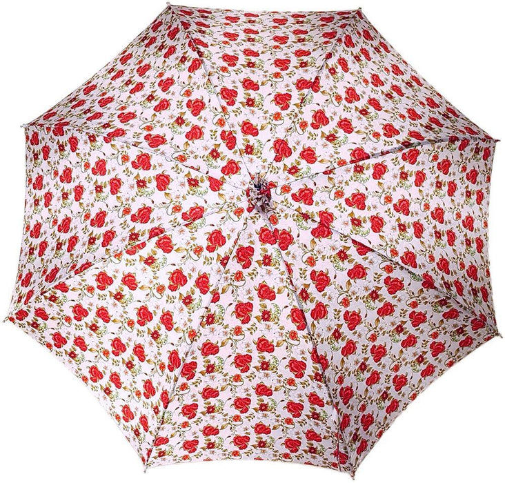 Red Roses Parasol - Elegant Umbrella with Stunning Red Roses