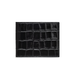 Premium black crocodile leather minimalist card wallet