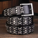 Punk rivet belt men
