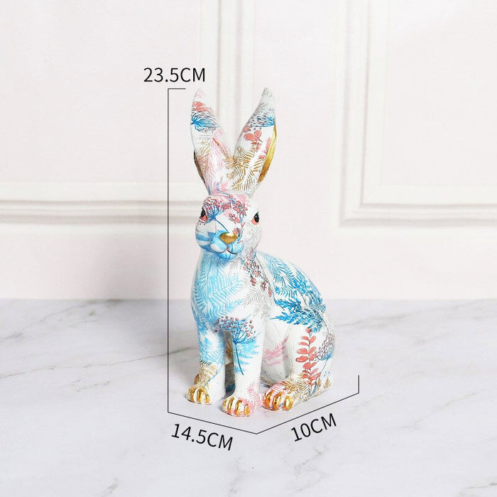 Springtime Rabbit Statue