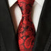 Red Paisley Tie for Classy Men - Simple Elegance in Formal Accessories