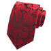 Red Paisley Tie for Classy Men - Simple Elegance in Formal Accessories