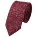 Red Knit Cotton Necktie for Classy Men - Stylish Accessory for Formal and Casual Wear