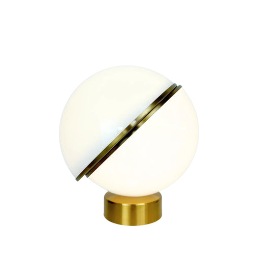Chic Golden and White Lamp for Home and Office