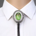 Rhinestone Necklace Bolo tie