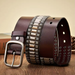 Rock style belt for men