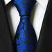 Royal Blue Paisley Tie for Men Classy Style Accessory