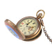 Luxury Tourbillon Pocket Watch - Self-Winding Antique Brass Timepiece