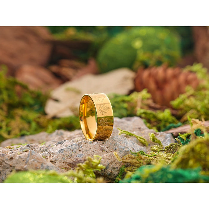 Classic Designer Golden Ring for Woman