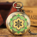 Bronze Full Hunter Pocket Watch - Arabic Dial Hand Wind Vintage Gift